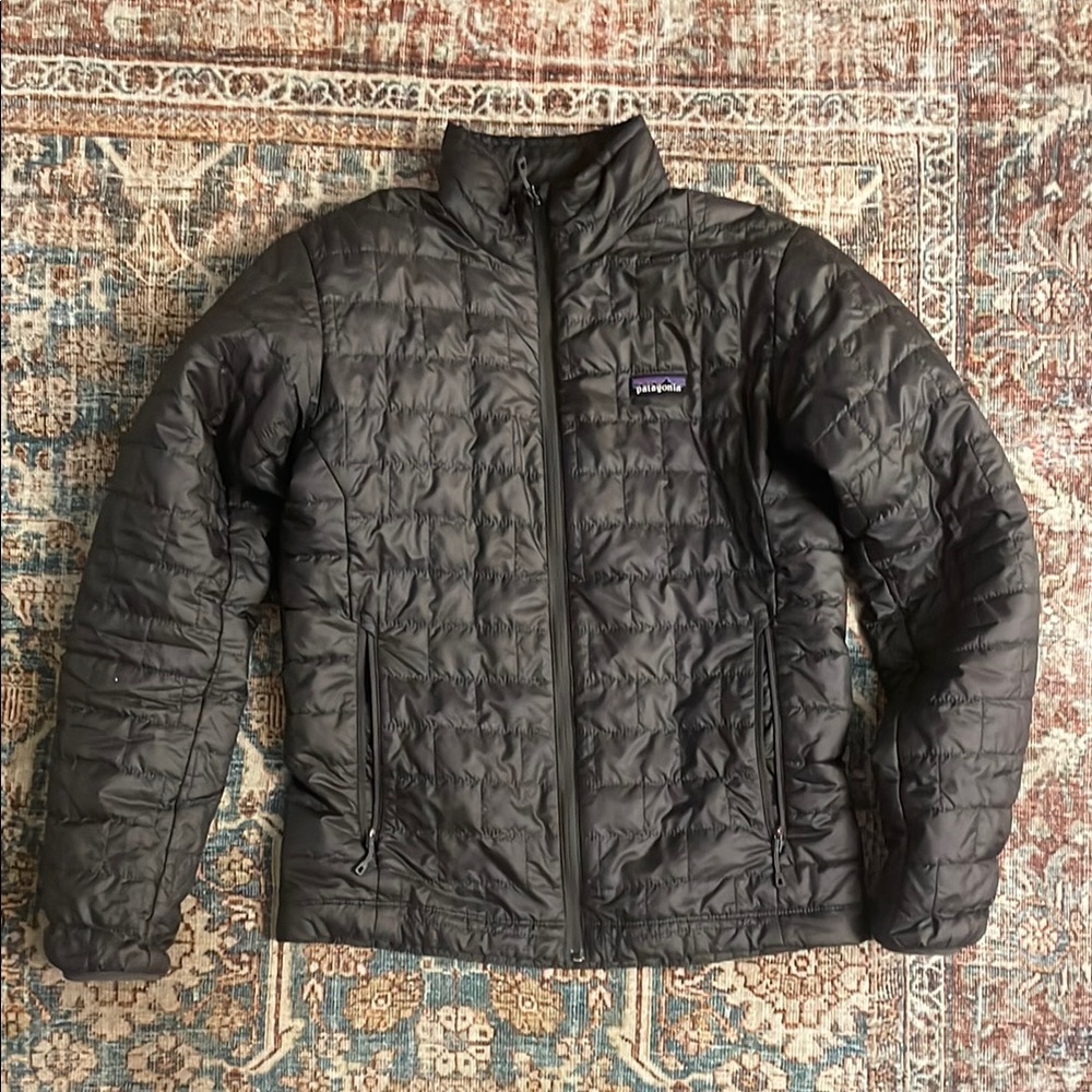 Men’s Patagonia Nano Puff Quilted Jacket Forge Grey Small